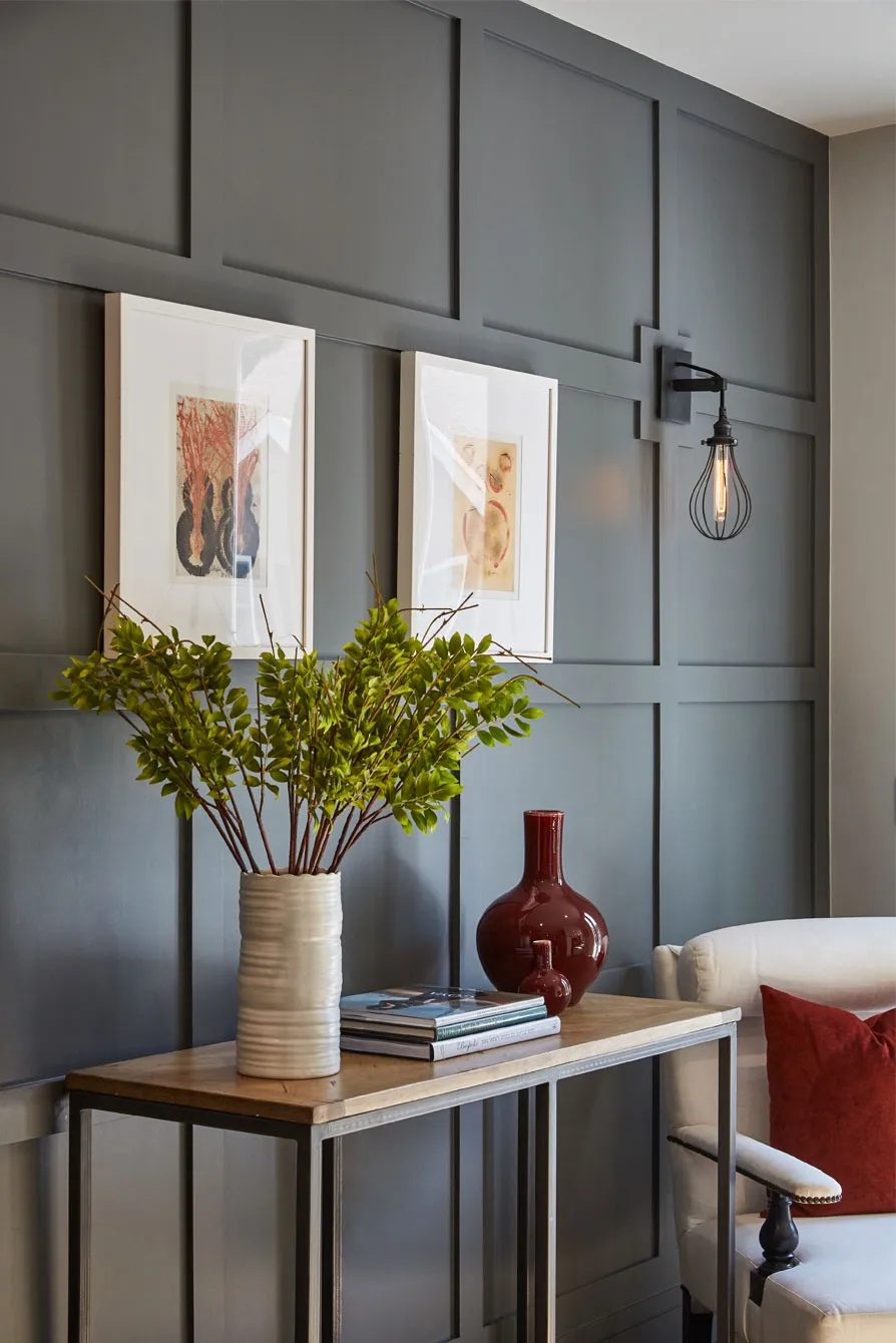 Panelled walls
